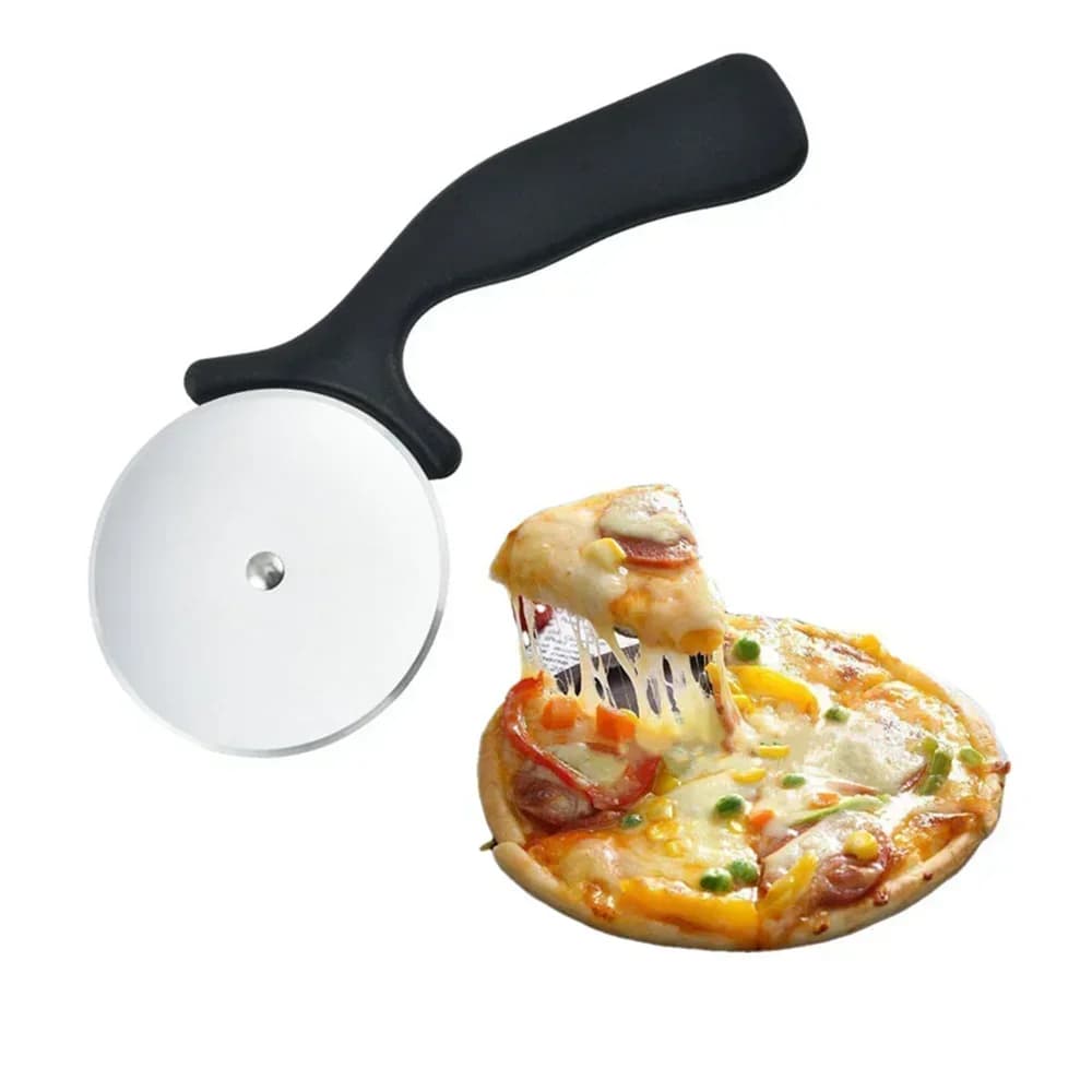 Paslanmaz Çelik Yuvarlak Pizza ve Hamur Kesici Bıçak