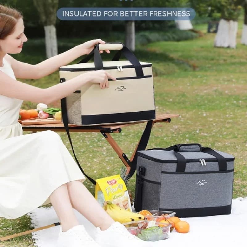 Geniş Kapasiteli Isı Yalıtımlı Piknik ve Beslenme Çantası