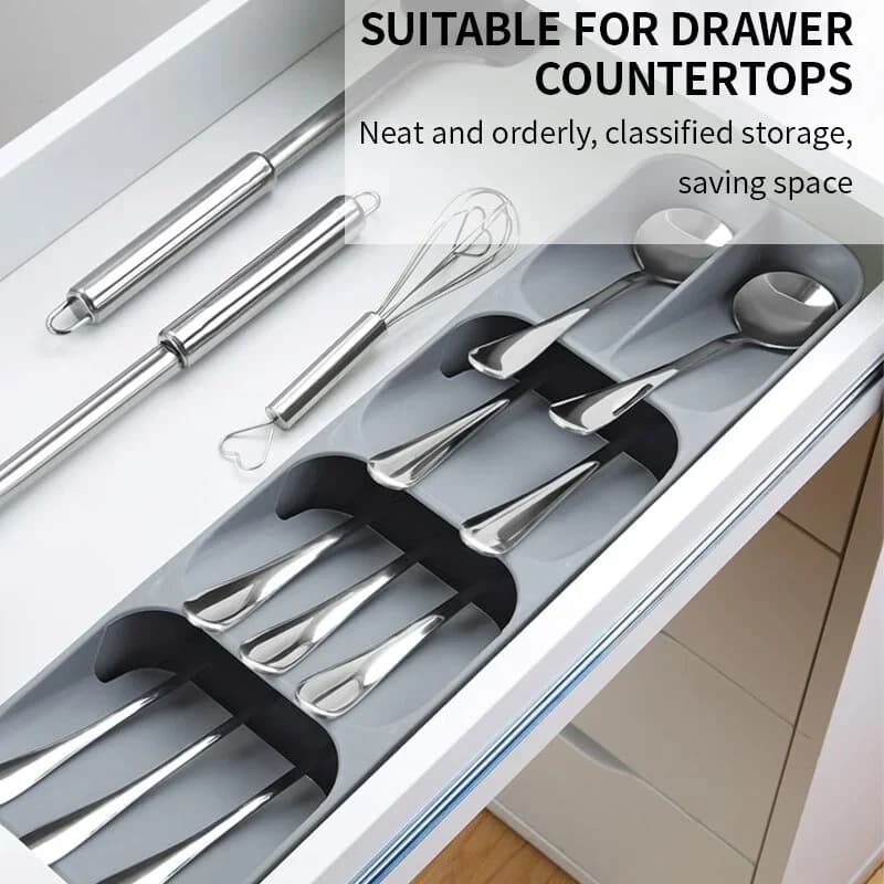 Çekmece İçi Kaşıklık ve Bıçaklık Düzenleyici Organizer