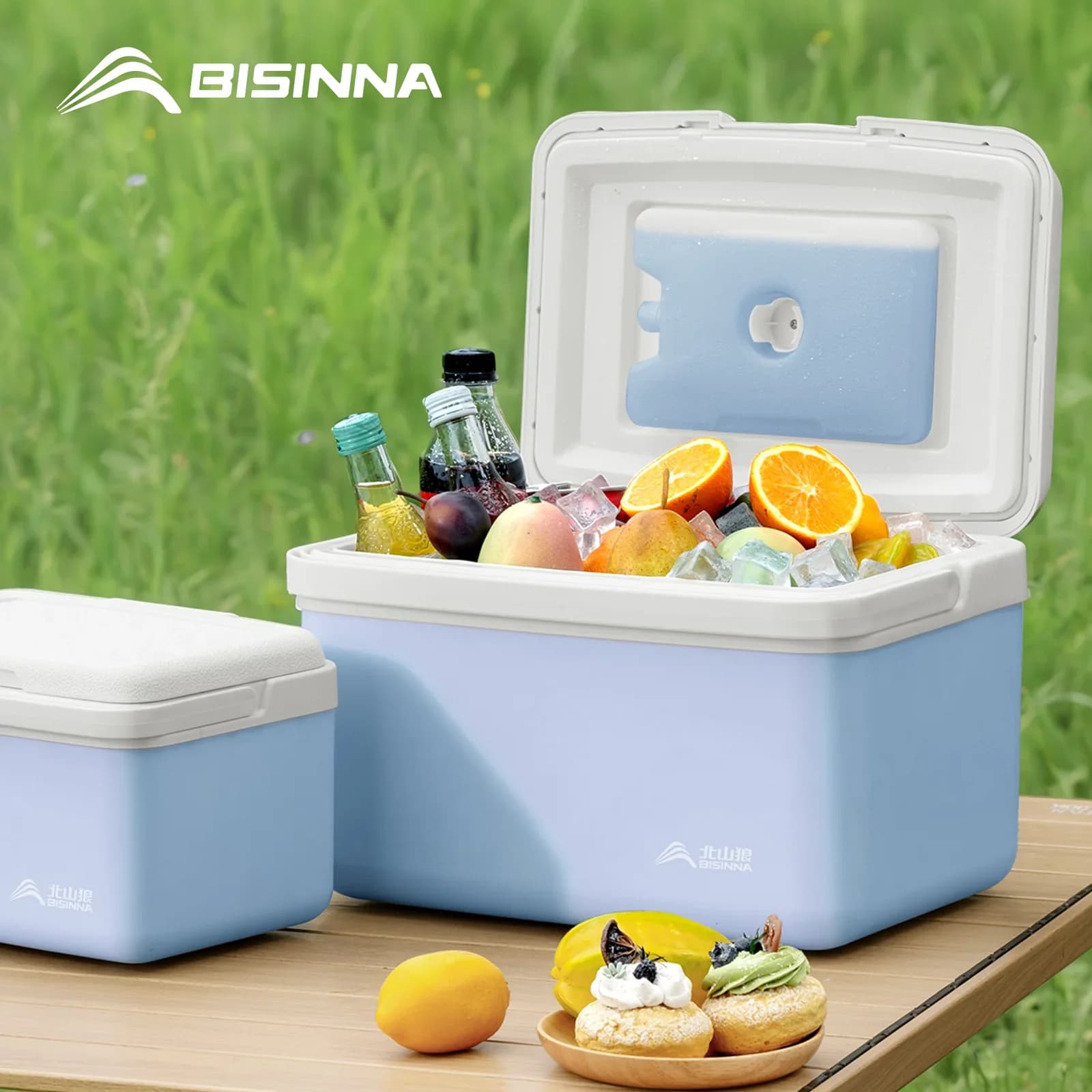 BISINNA Kamp ve Balıkçılık İçin Taşınabilir Termos Buzluk 6L/9L/15L