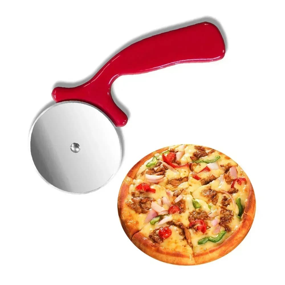 Paslanmaz Çelik Yuvarlak Pizza ve Hamur Kesici Bıçak