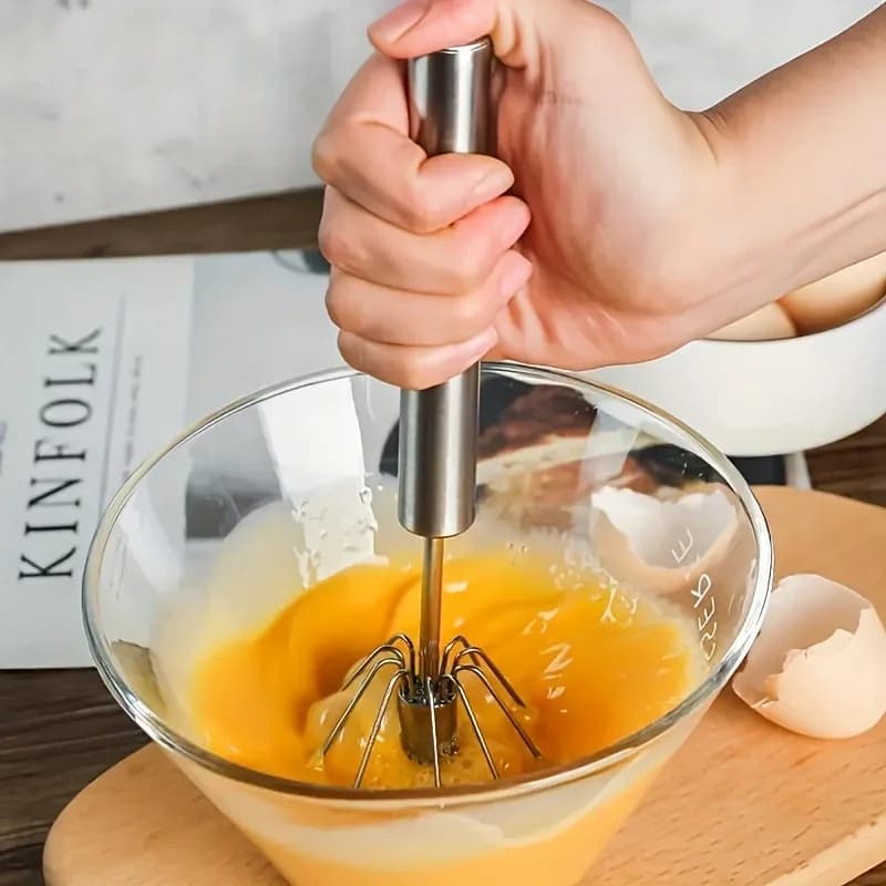 Paslanmaz Çelik Yarı Otomatik Yumurta ve Krema Çırpıcı