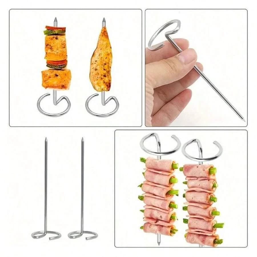 Paslanmaz Çelik Kebap ve Barbekü Şiş Seti (10/20/30 Adet)