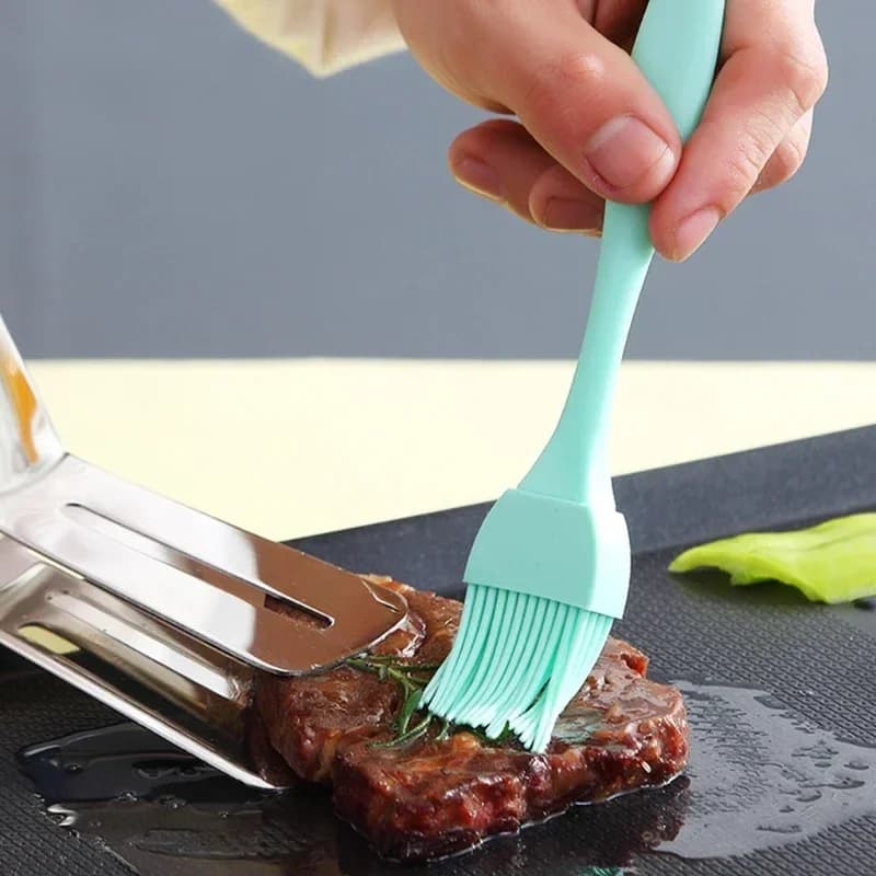 Gıda Sınıfı Silikon Yağ ve Sos Fırçası - Barbekü ve Mutfak Fırçası