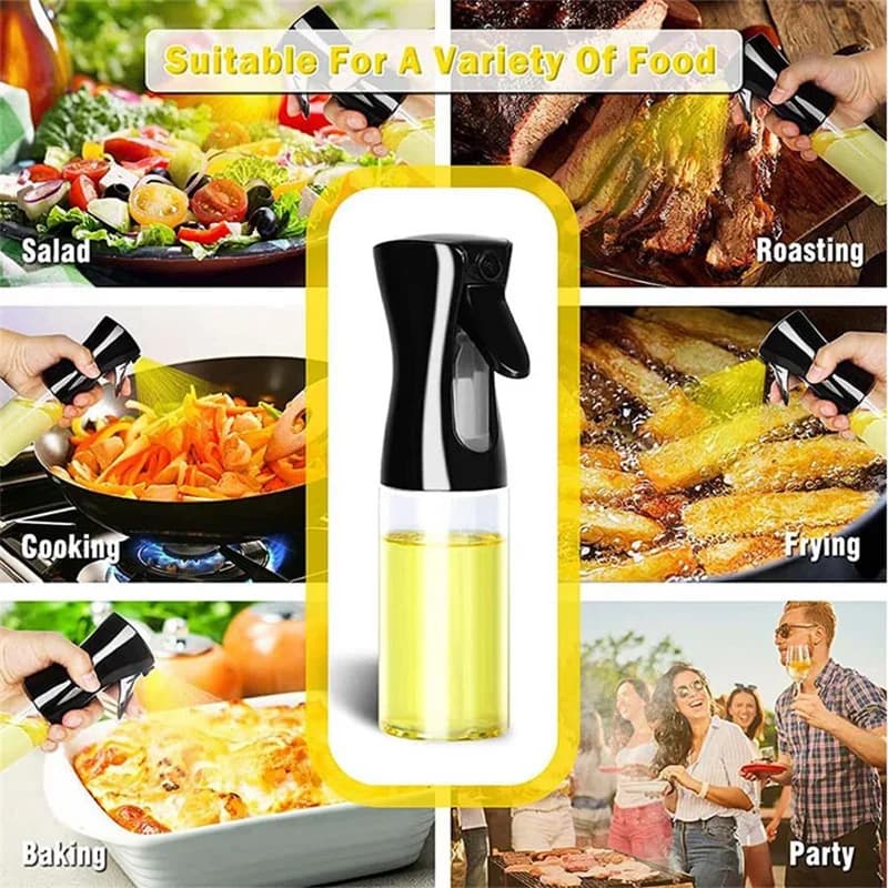 100/200/300/500 ml Yağ Püskürtücü Şişe Mutfak ve Air Fryer Spreyi