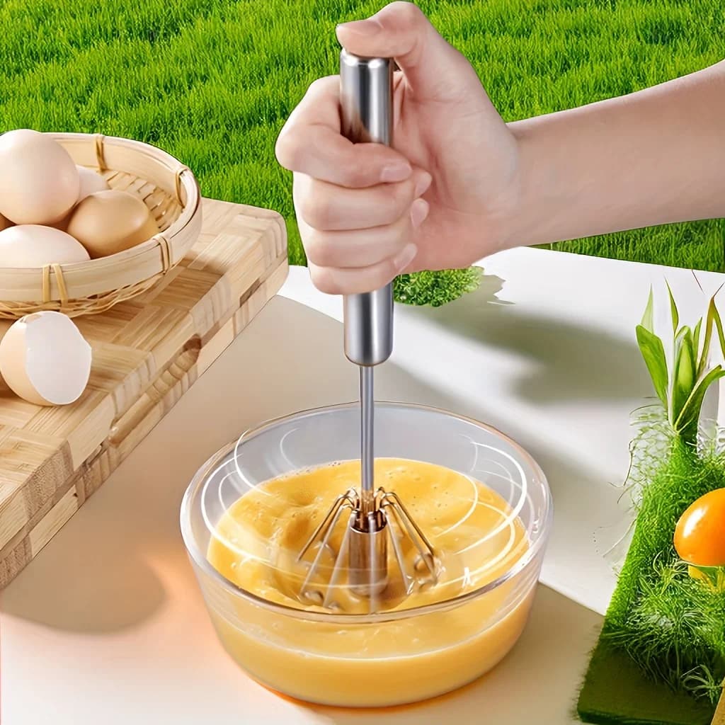 Paslanmaz Çelik Yarı Otomatik Yumurta ve Krema Çırpıcı