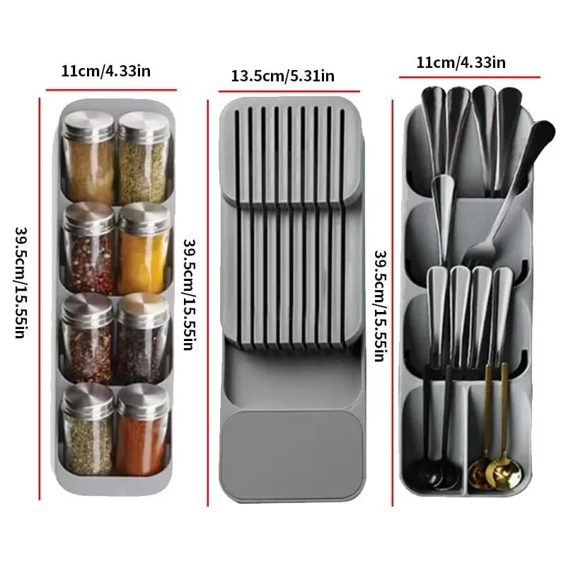 Çekmece İçi Kaşıklık ve Bıçaklık Düzenleyici Organizer